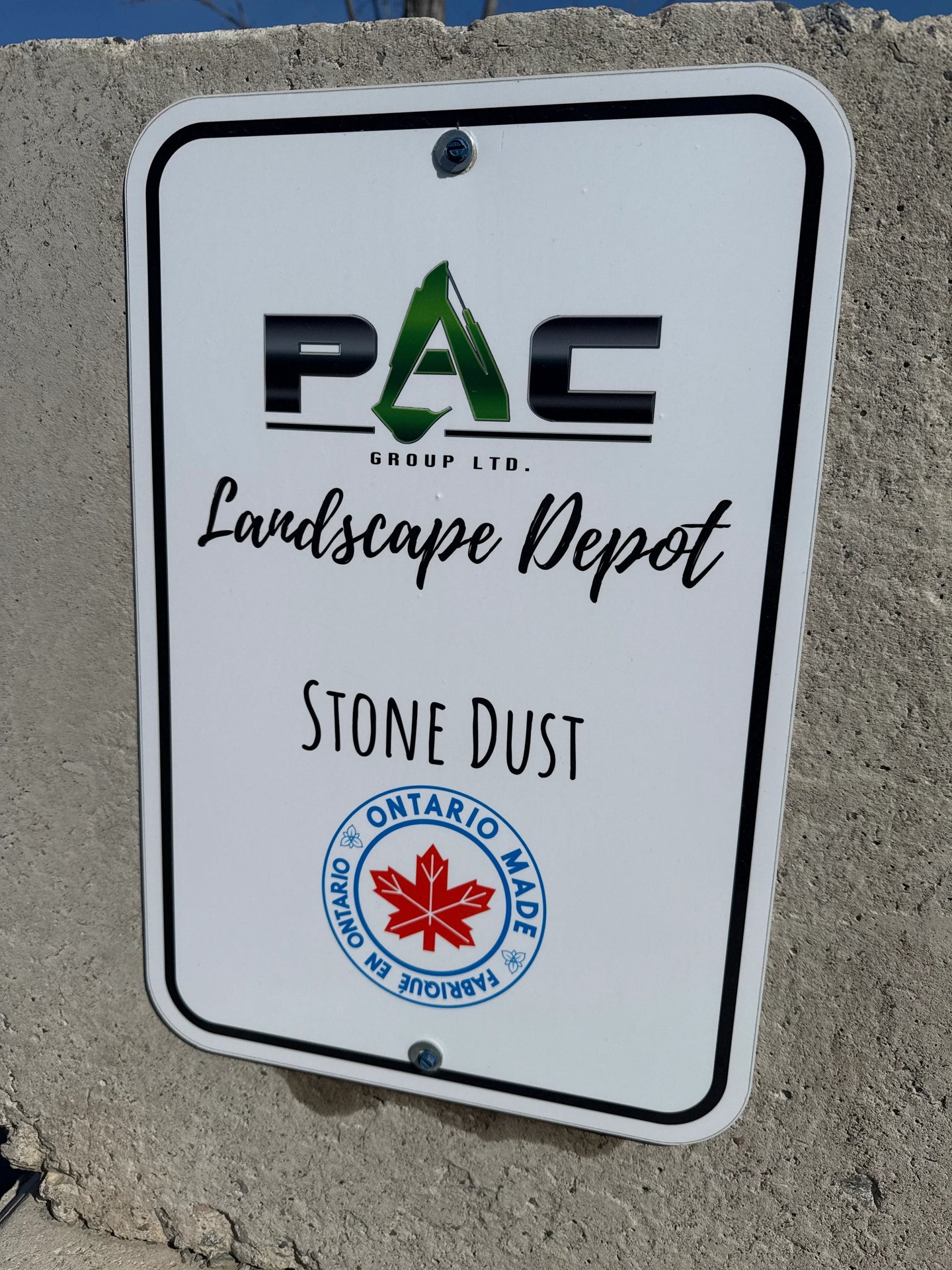 Stone Dust (per cubic yard) - PAC Group LTD