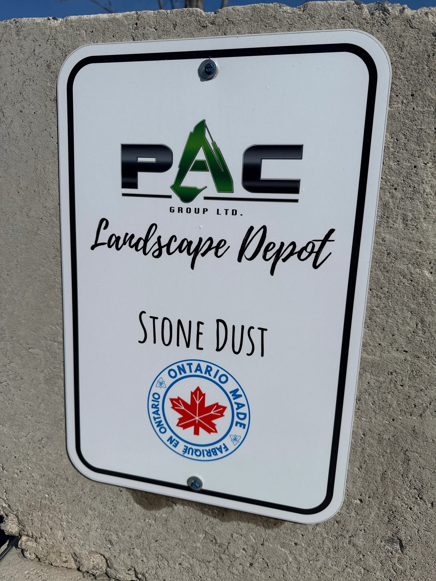 Stone Dust (per cubic yard) - PAC Group LTD