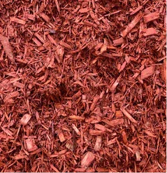 Red Mulch for Landscaping & Garden Designs (per cubic yard) - PAC Group LTD