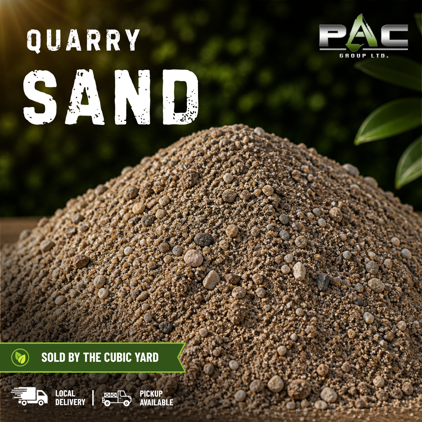 Quarry Sand (per cubic yard)