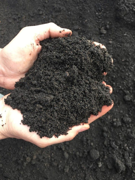 Bulk landscaping supplies including premium soil, mulch, gravel, and topsoil for front yard landscaping projects.
