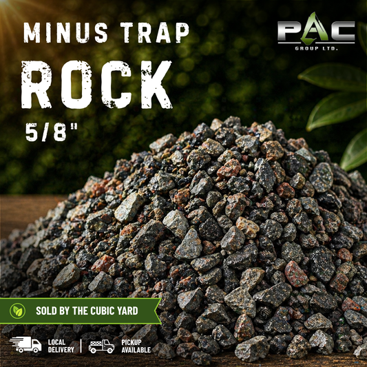 5/8’s Minus Trap Rock (per cubic yard)