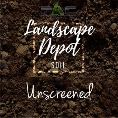 Bulk unscreened soil ideal for landscaping, gardening, and construction