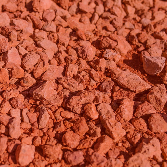 1/2” crushed red gravel